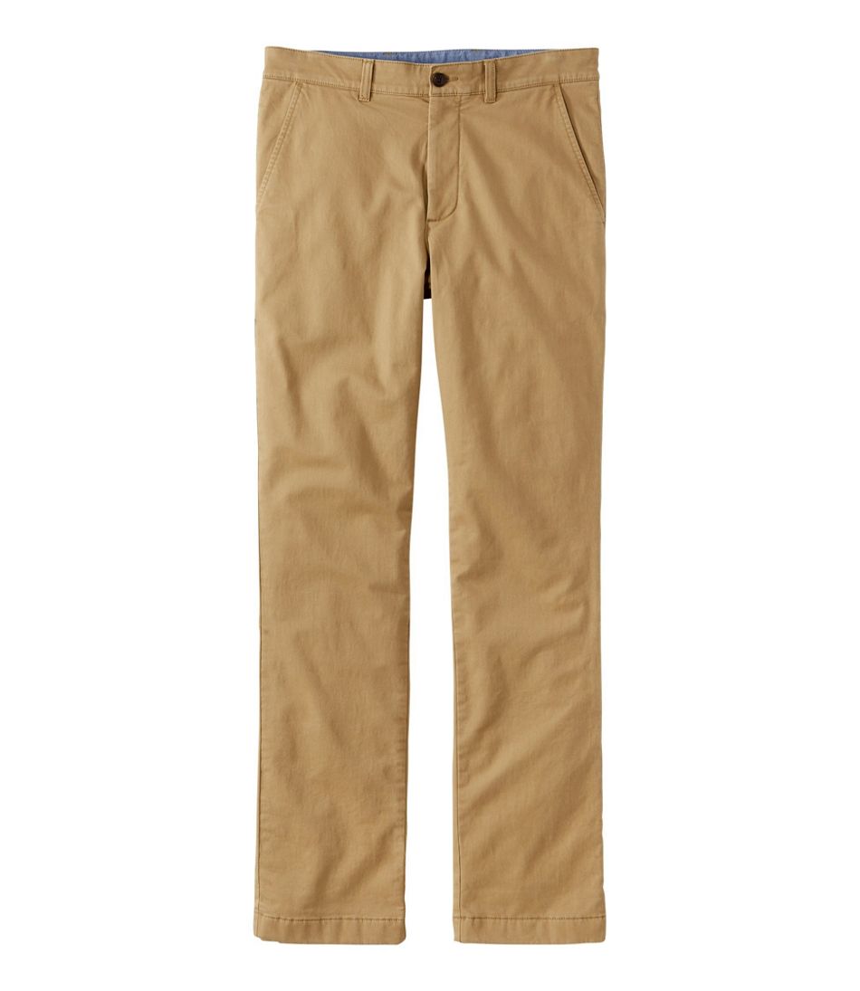 Men's Lakewashed Stretch Khakis, Standard Fit, Flannel-Lined | Pants & Jeans at L.L.Bean