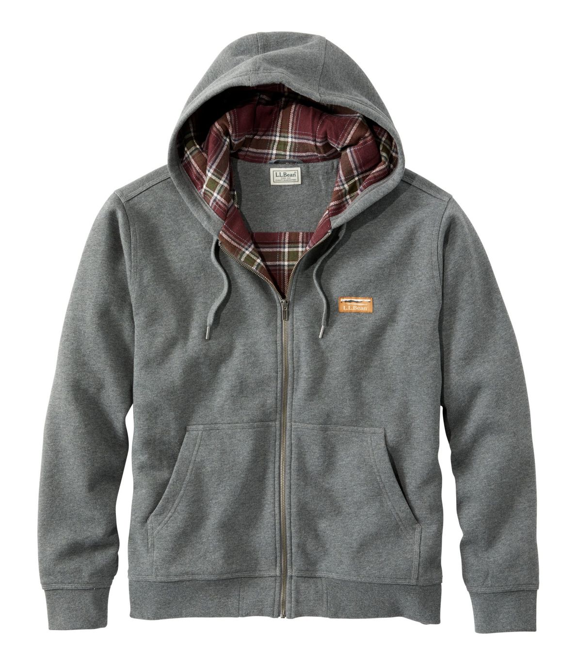 Men's Katahdin Iron Works® Hooded Sweatshirt, Flannel-Lined