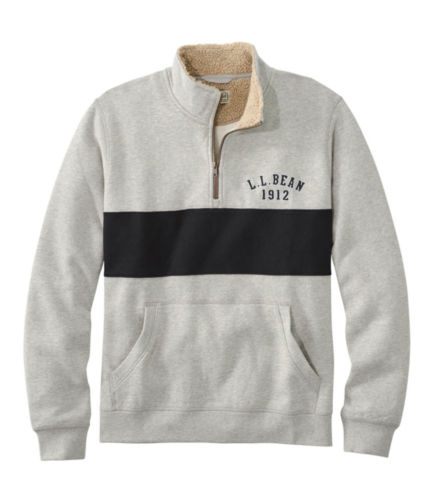 men's sherpa quarter zip pullover
