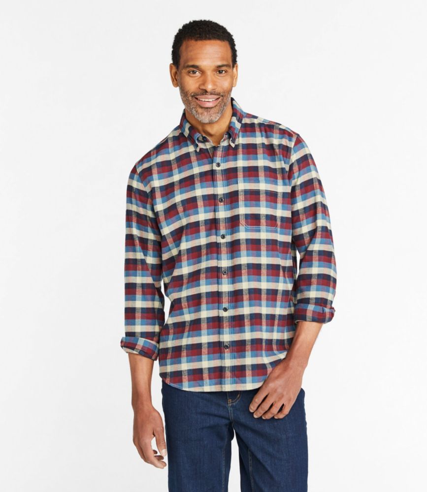 ll bean slim fit flannel