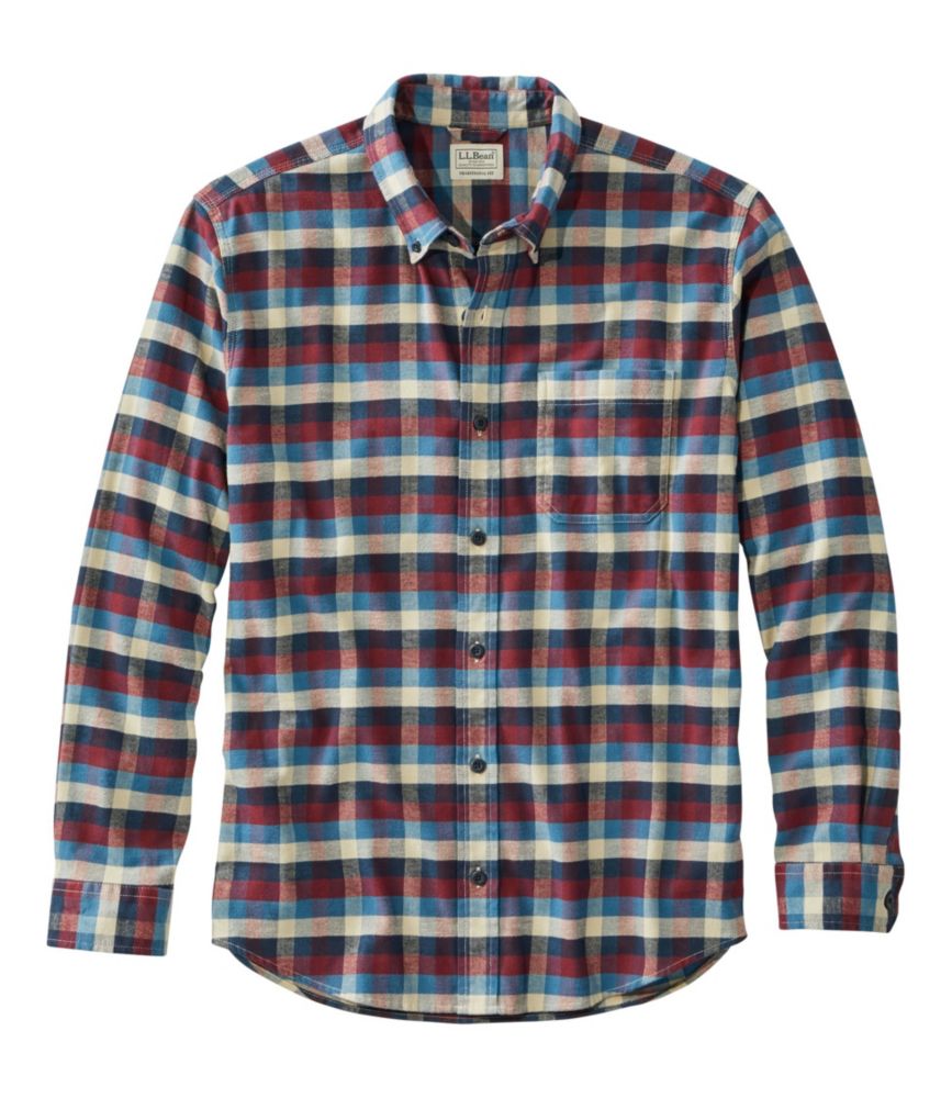 mens stretch flannel shirt