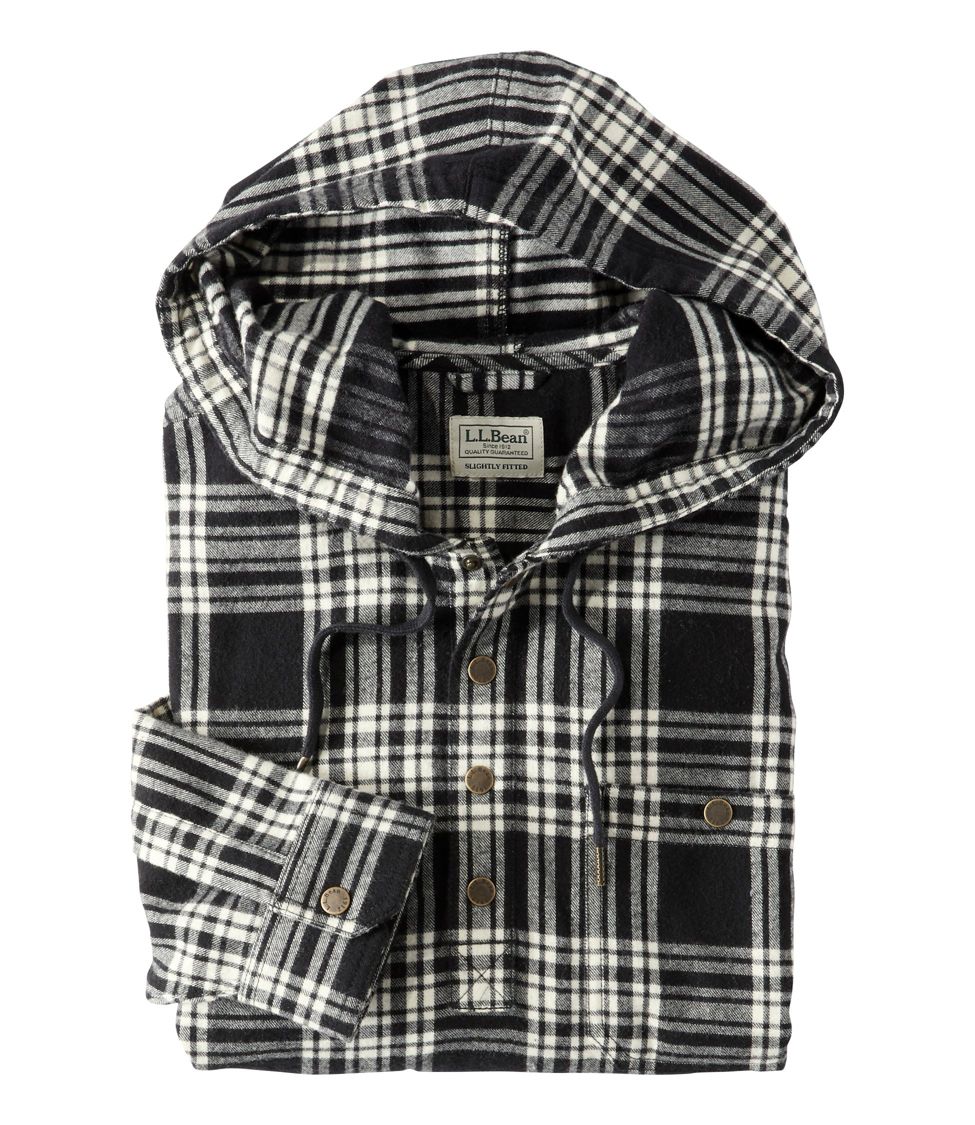 Ll bean flannel clearance coat