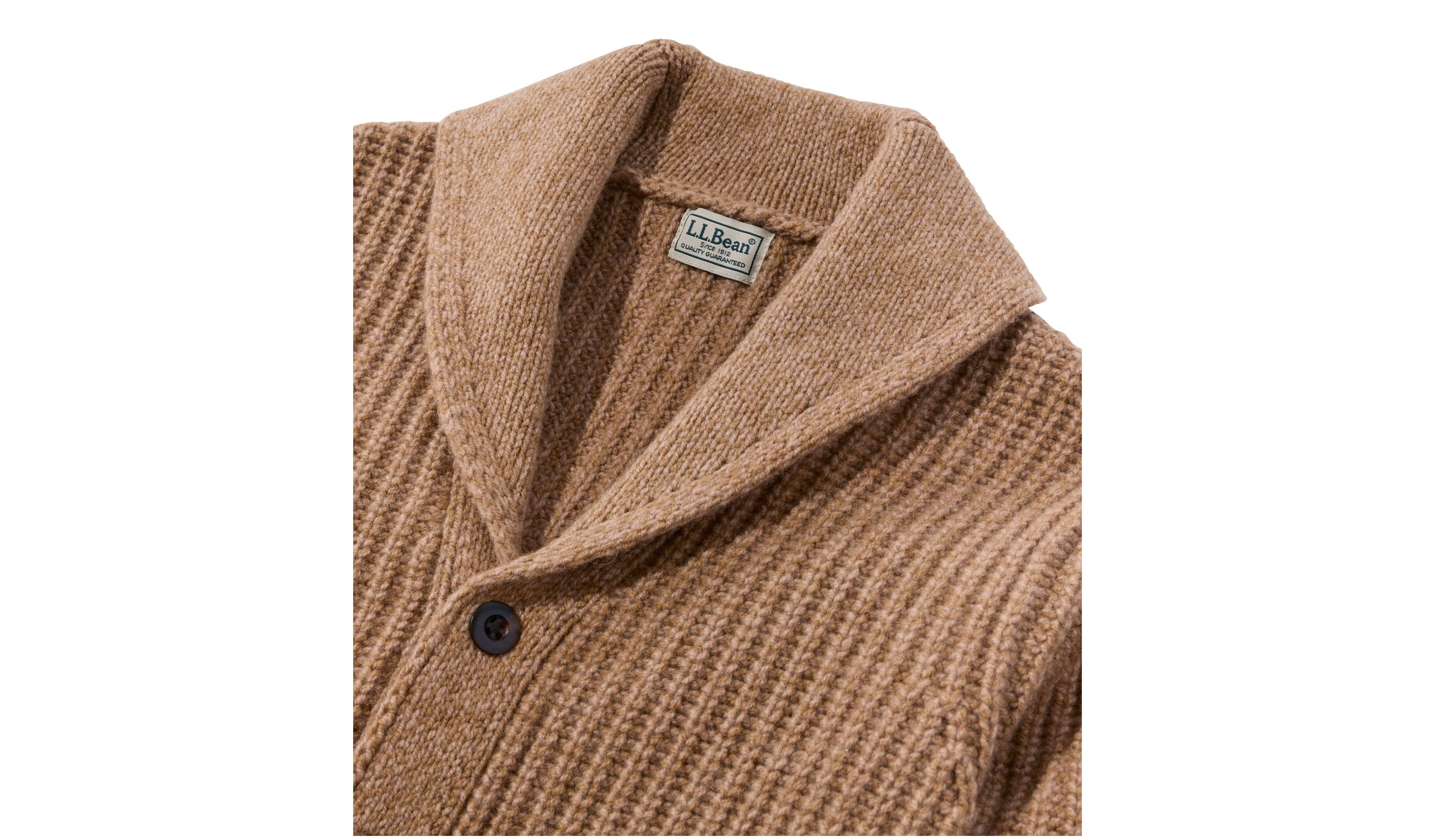 Men's L.L.Bean Classic Ragg Wool Sweater, Cardigan