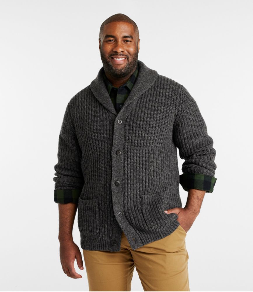 Men's L.L.Bean Classic Ragg Wool Sweater, Cardigan