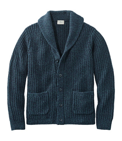 Men's L.L.Bean Classic Ragg Wool Sweaters, Cardigan | Sweaters at L.L.Bean