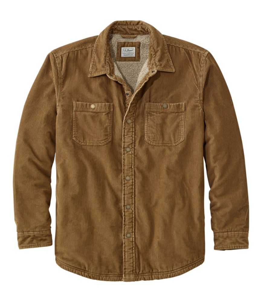 Stretch Cotton Corduroy Shirt Jacket