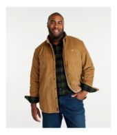 Mens lined on sale corduroy shirt jacket