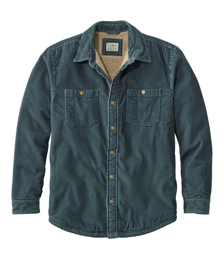 men's heritage sherpa lined corduroy jacket