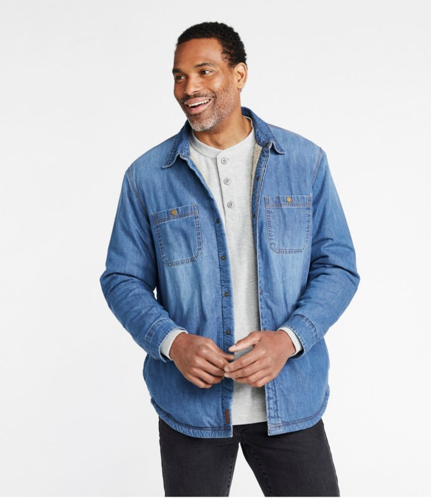 Men's 1912 Heritage Lined Shirt Jac, Denim