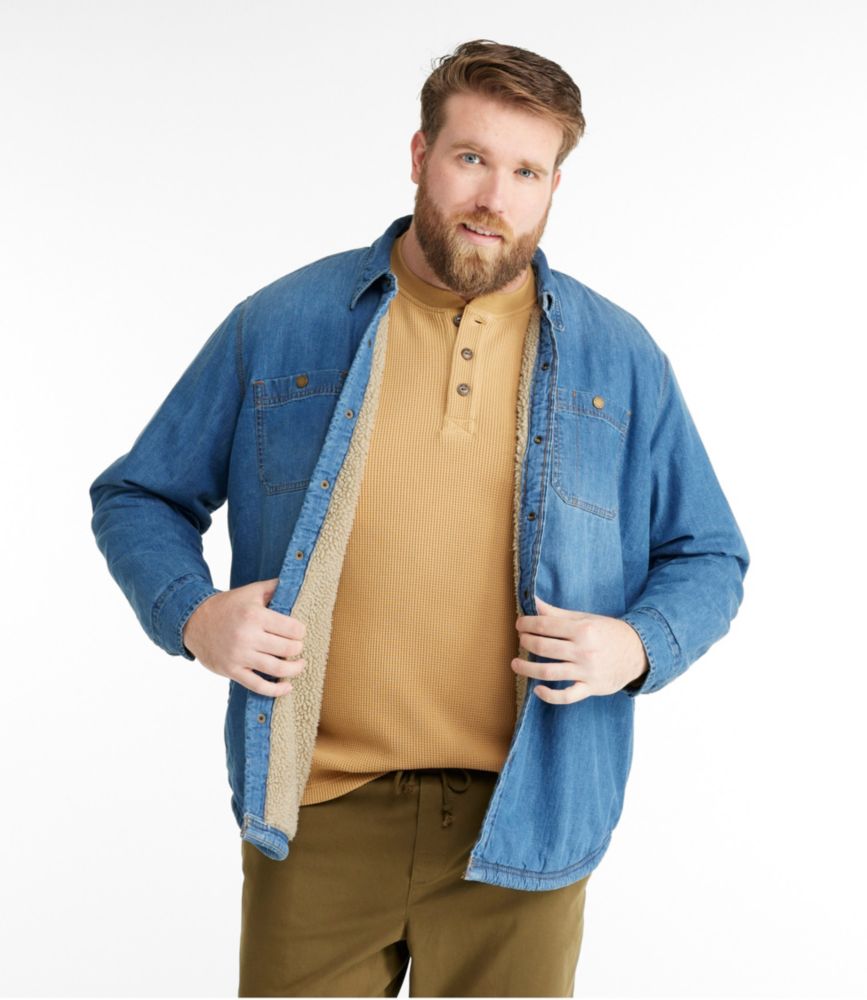 Men's 1912 Heritage Lined Shirt Jac, Denim