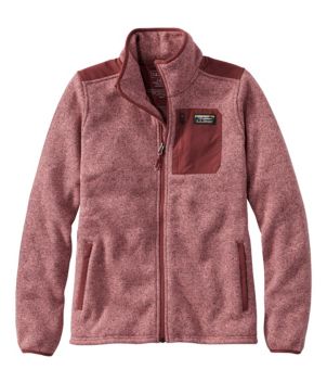 Women's L.L.Bean Sweater Fleece Full-Zip Overlay Jacket