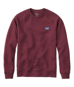 Men's Quilted Sweatshirt, Crewneck