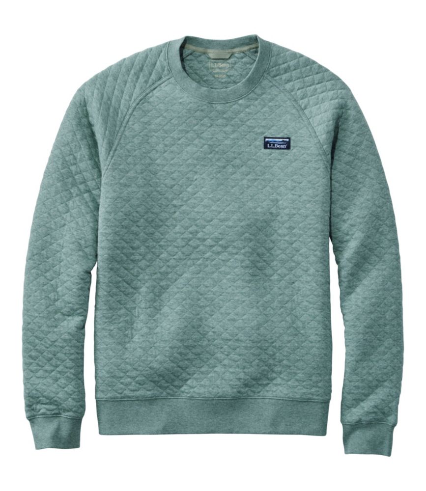 Men's Quilted Sweatshirt, Crewneck