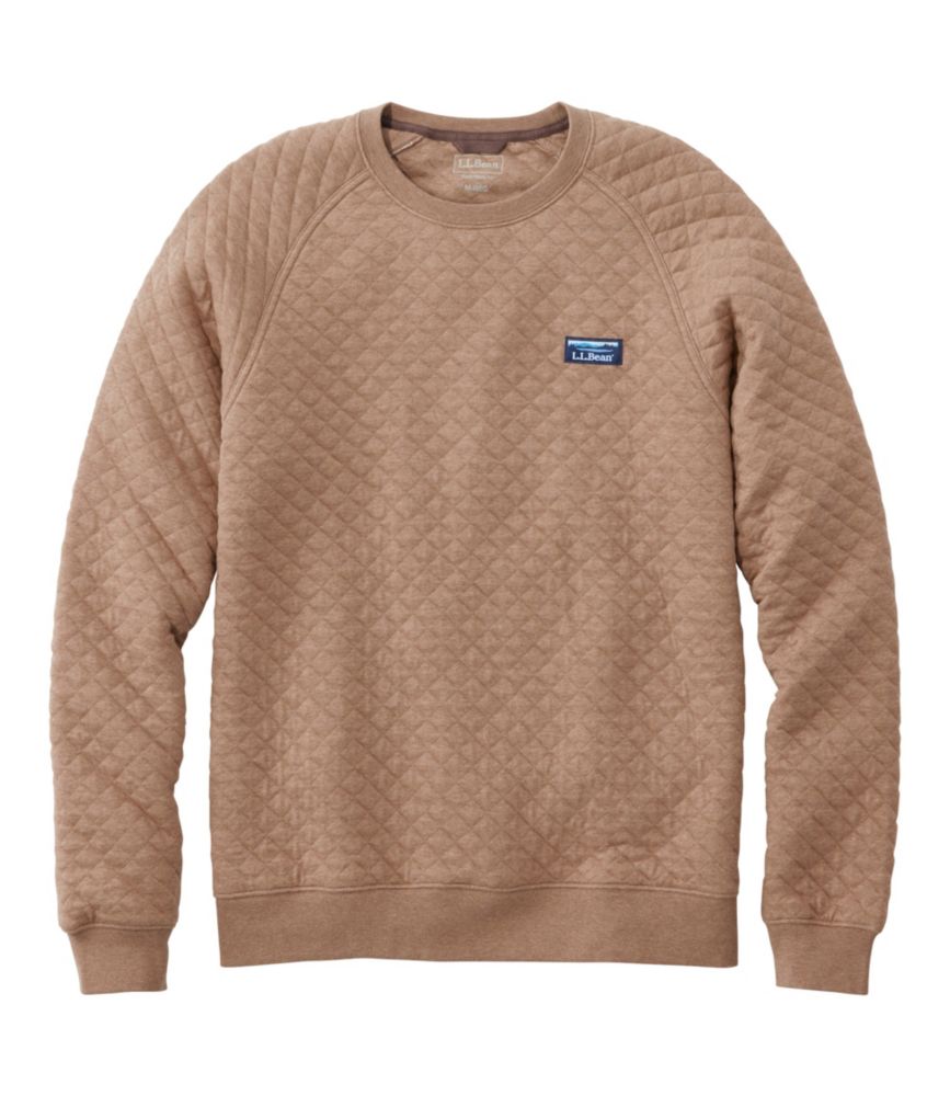 Men's Quilted Sweatshirt, Crewneck