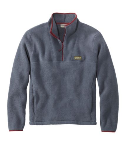 Ll bean shop grey fleece pullover