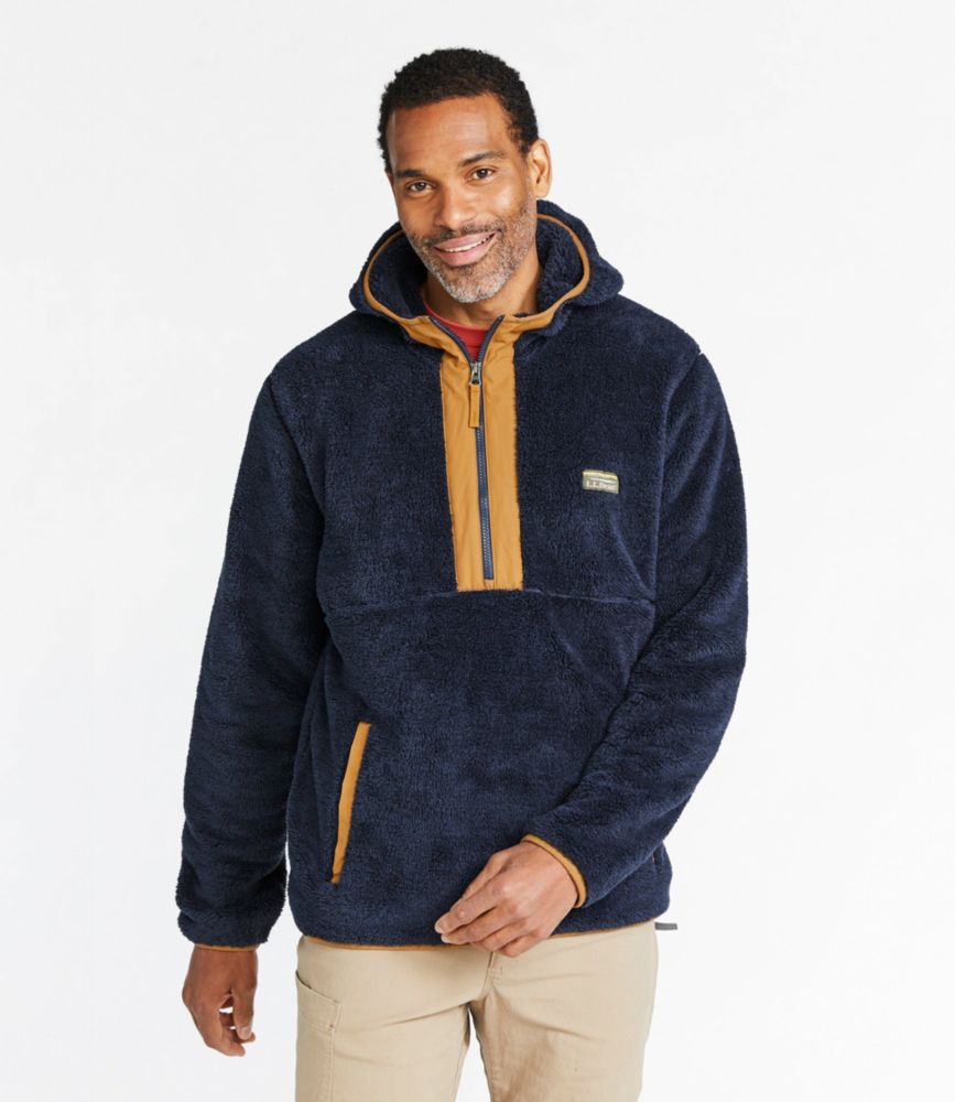 plush hooded men's sweater