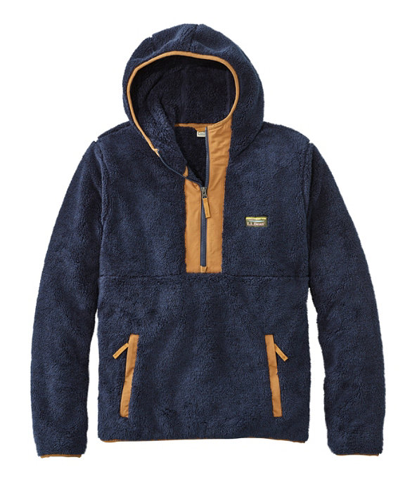 L.L.Bean Hi-Pile Fleece Hooded Pullover, , large image number 0