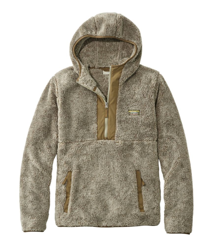 long fleece hoodie mens