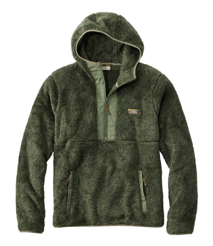 Men's L.L.Bean HiPile Fleece Hoodie Fleece Jackets at L.L.Bean