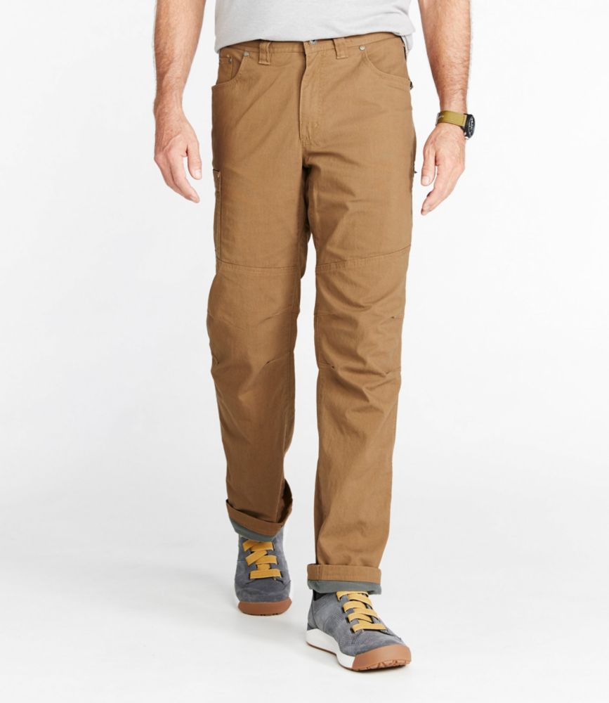 Men's Riverton Pants with Stretch, Standard Fit, Lined, Maple Brown, small image number 2