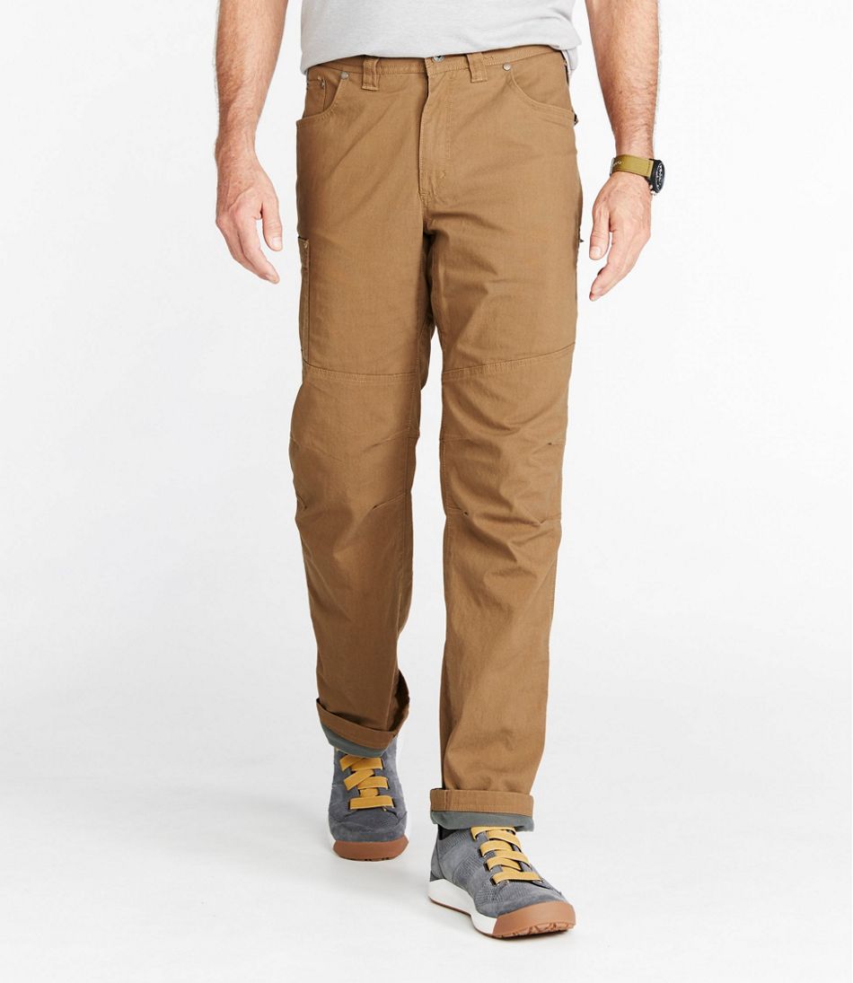 Men's Riverton Pants with Stretch, Lined | Activewear at L.L.Bean