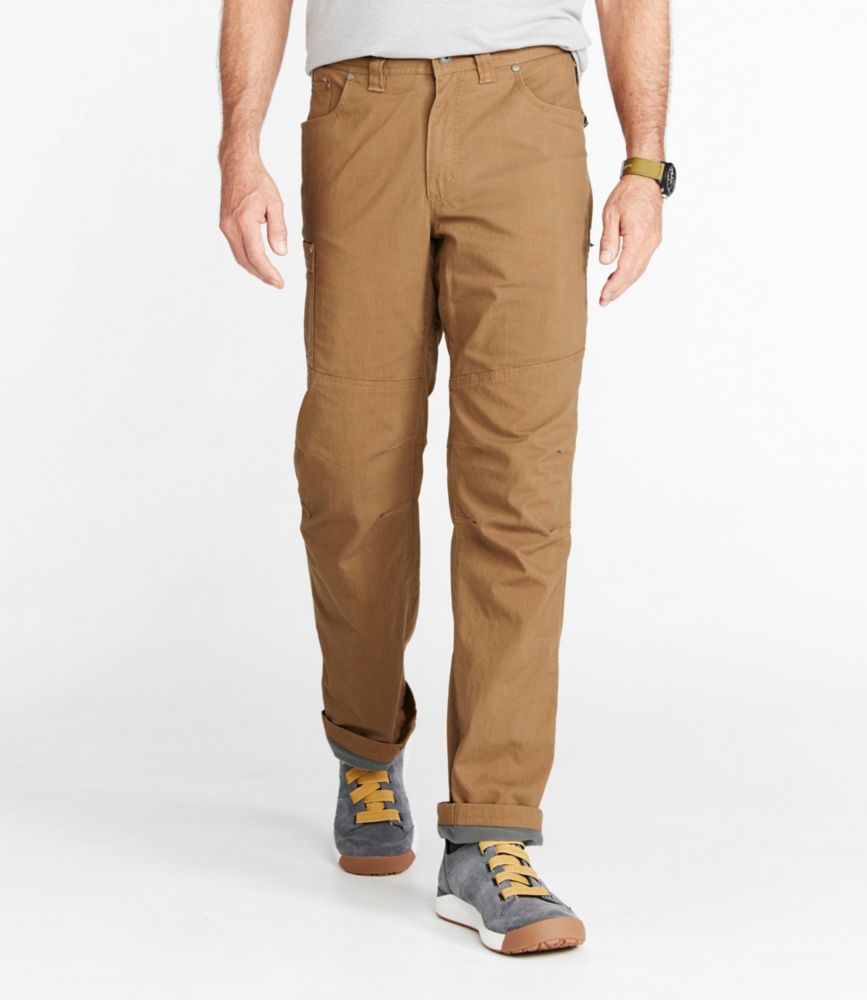 ll bean men's flannel lined pants
