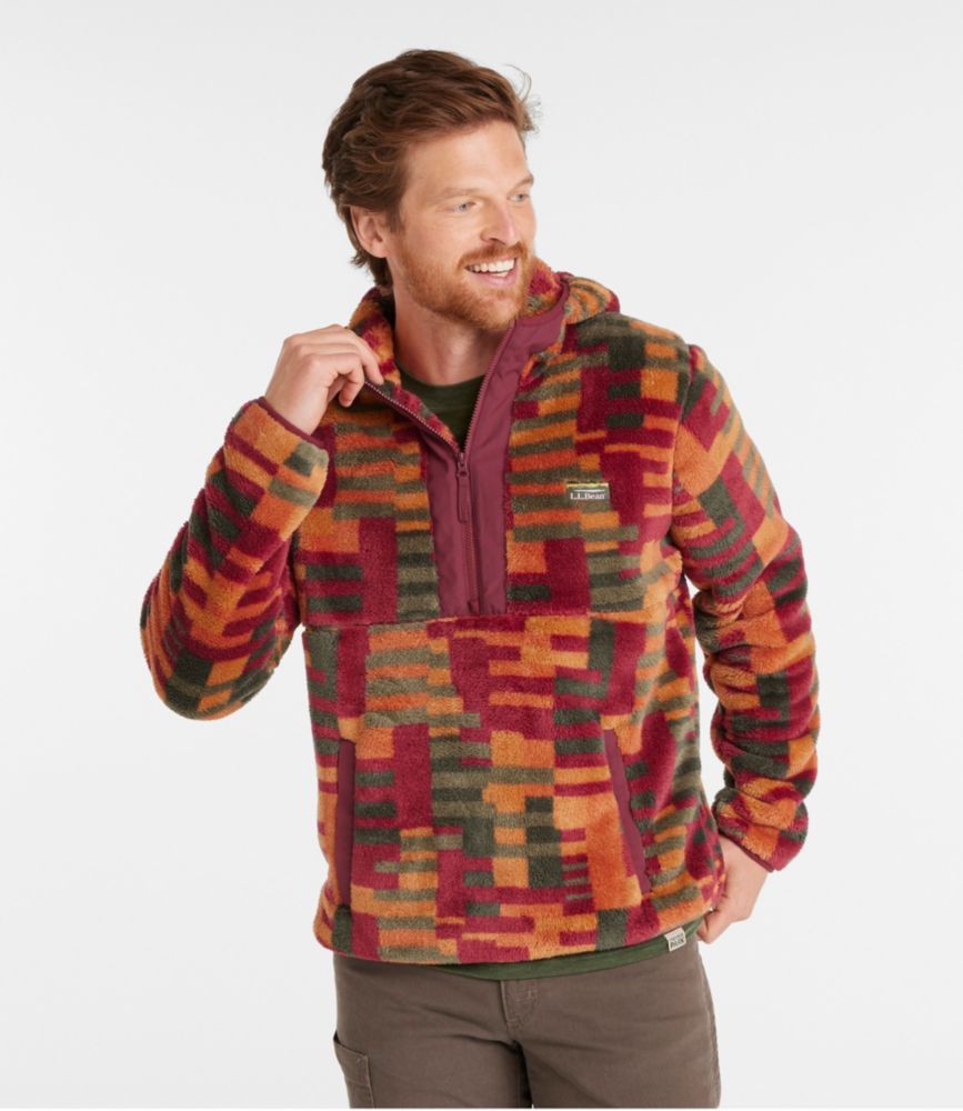 Ll bean hi pile fleece hoodie sale