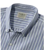 Men's Comfort Stretch Oxford Shirt, Traditional Untucked Fit, Stripe