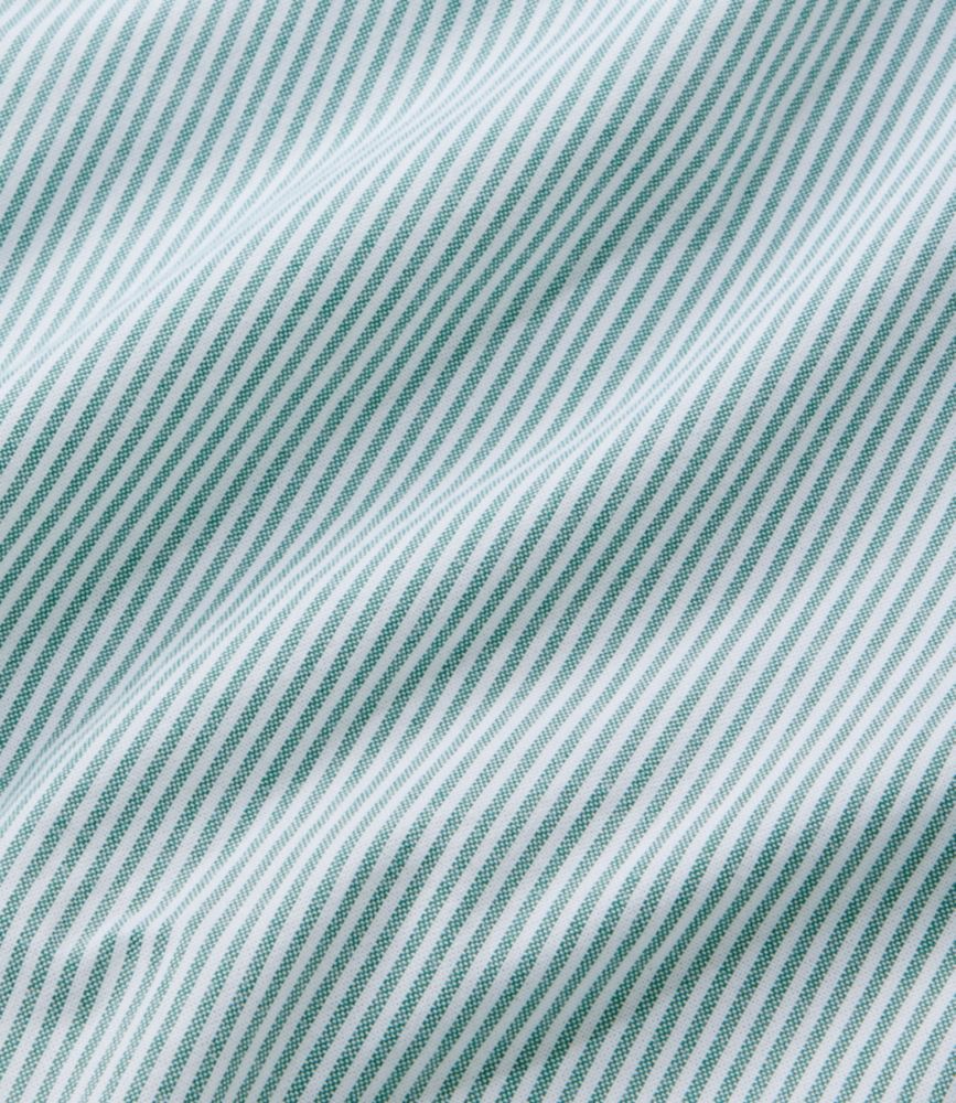 Men's Comfort Stretch Oxford Shirt, Traditional Untucked Fit, Stripe