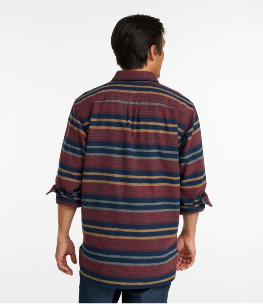 Men's Chamois Shirt, Traditional Fit, Stripe, Barley Multi, small image number 3