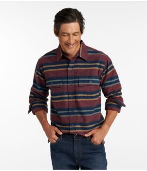 Men's Chamois Shirt, Traditional Fit, Stripe