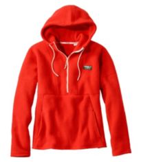 Women's Soft-Brushed Fitness Fleece Pullover, Quarter-Zip at L.L. Bean