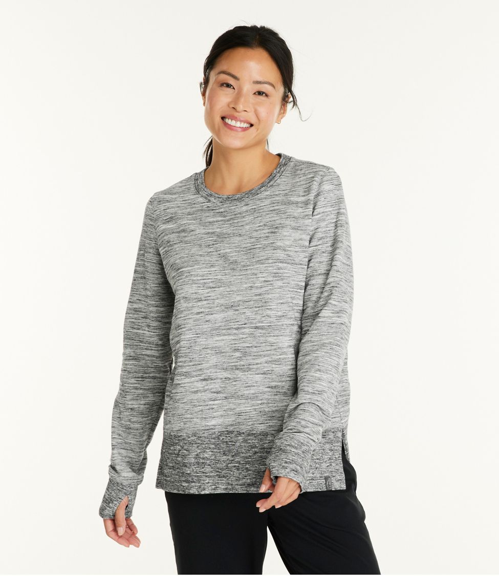 Women's L.L.Bean Cozy Sweatshirt, Split-Hem Marled at L.L. Bean