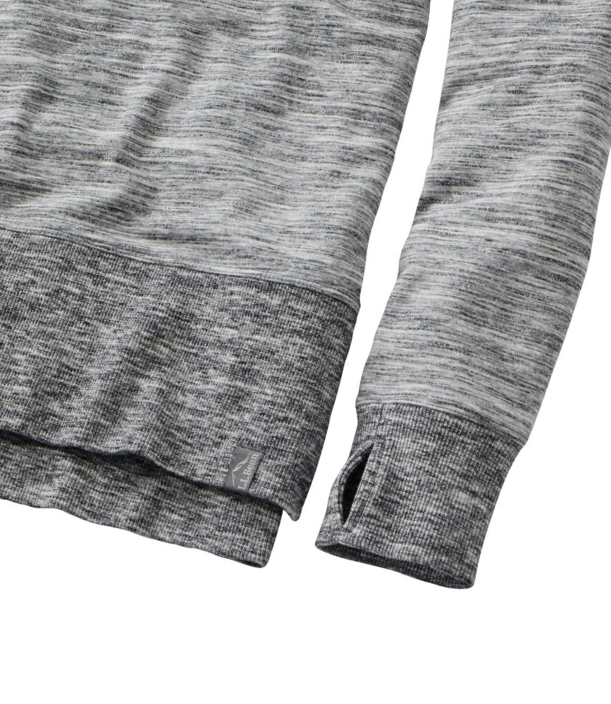 Women's L.L.Bean Cozy Sweatshirt, Split-Hem Marled, , small image number 4