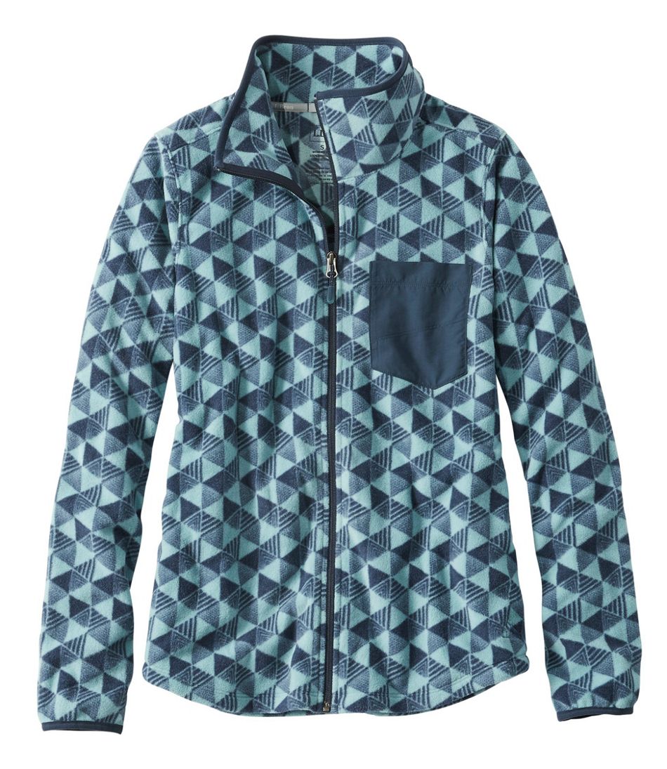 Women's Trail Fleece Full-Zip Jacket, Print
