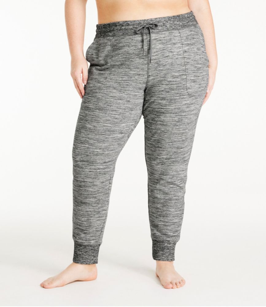 Women's Bean's Cozy Jogger, Marled, Light Gray Marl, small image number 2