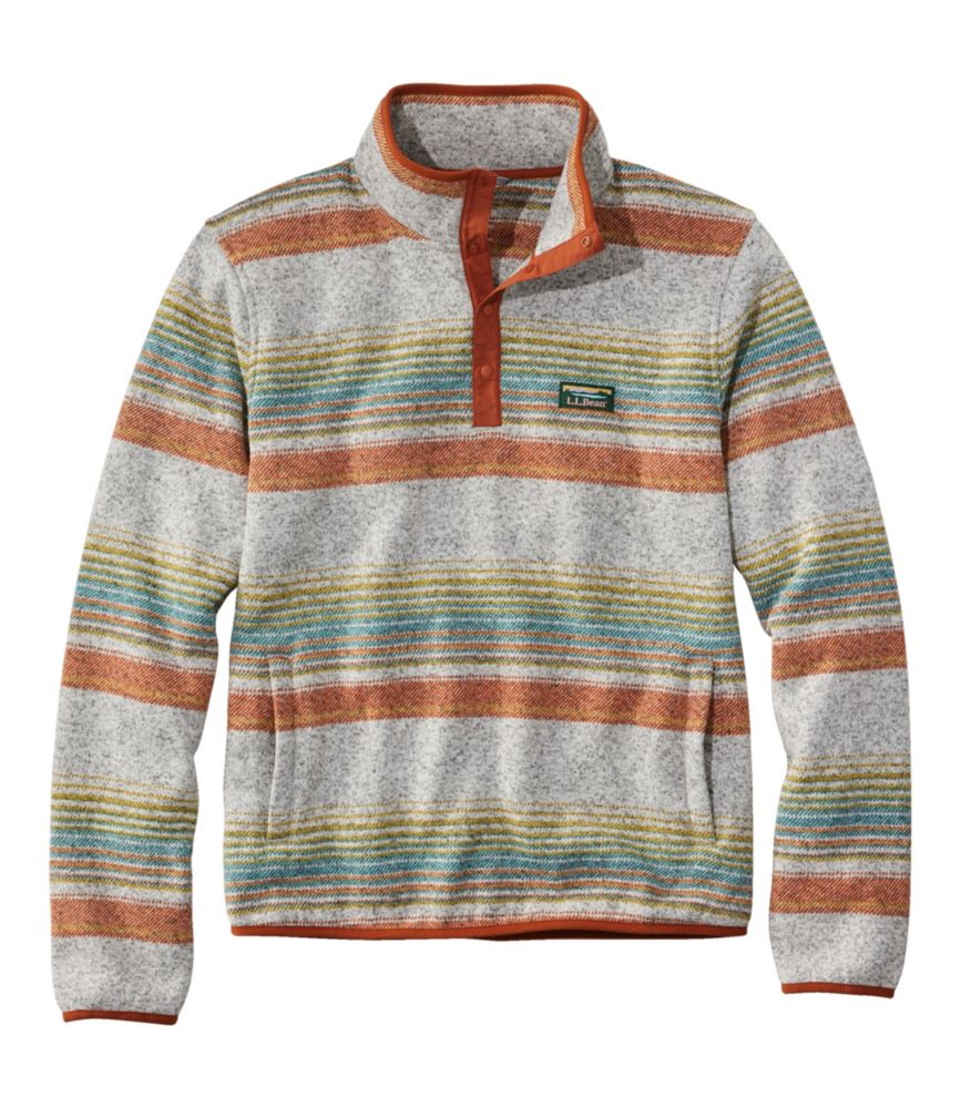 Men's L.L.Bean Sweater Fleece Pullover, Print