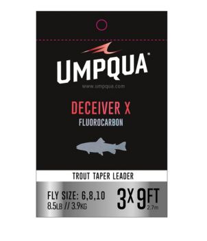 Umpqua Deceiver X Fluorocarbon Leaders, 9'