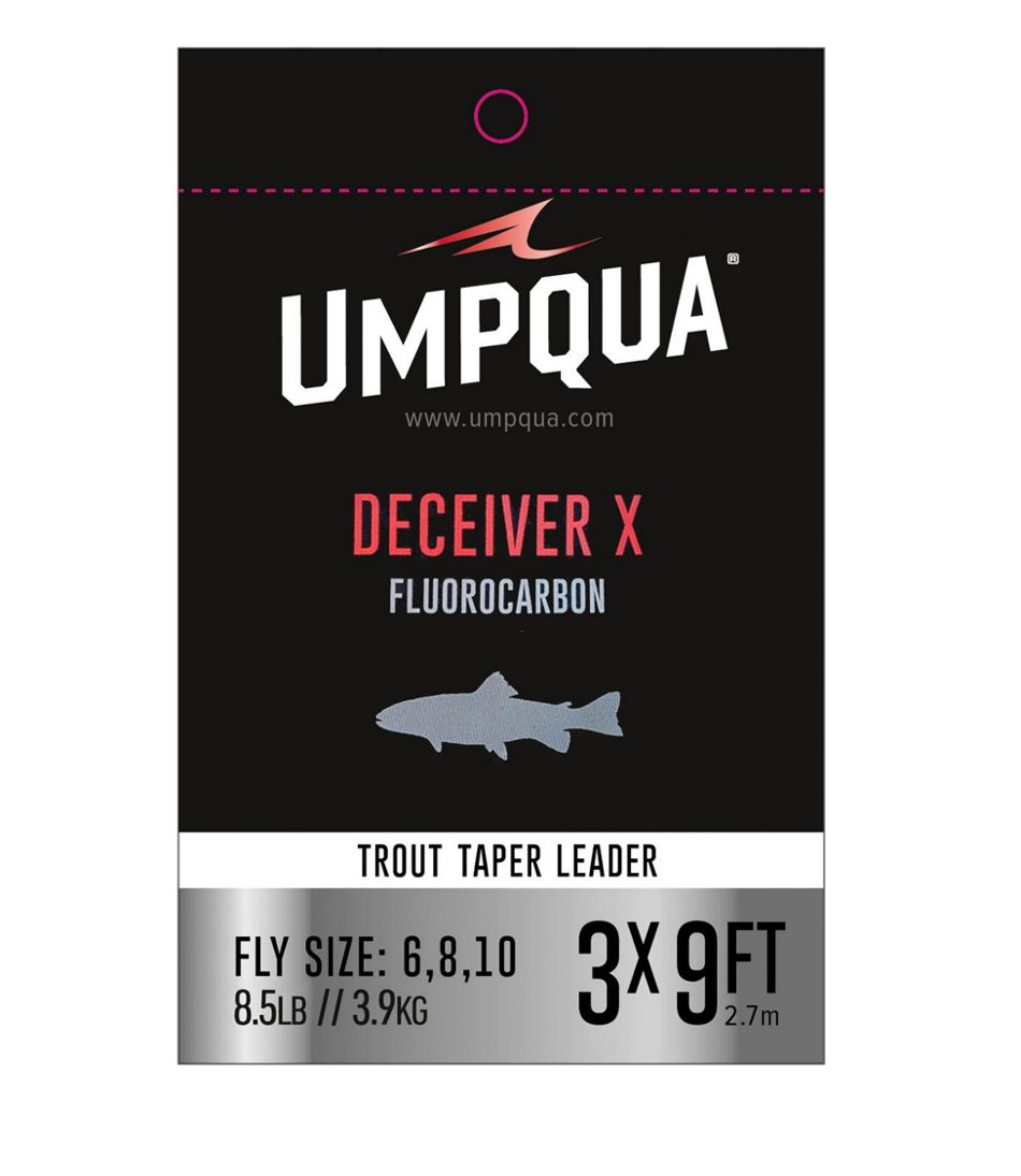 Umpqua Deceiver x Fluorocarbon 9' Leader 5X