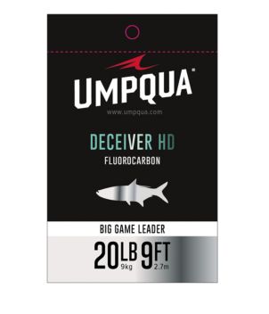 Umpqua Deceiver HD Big Game Fluorocarbon Leader, 9'