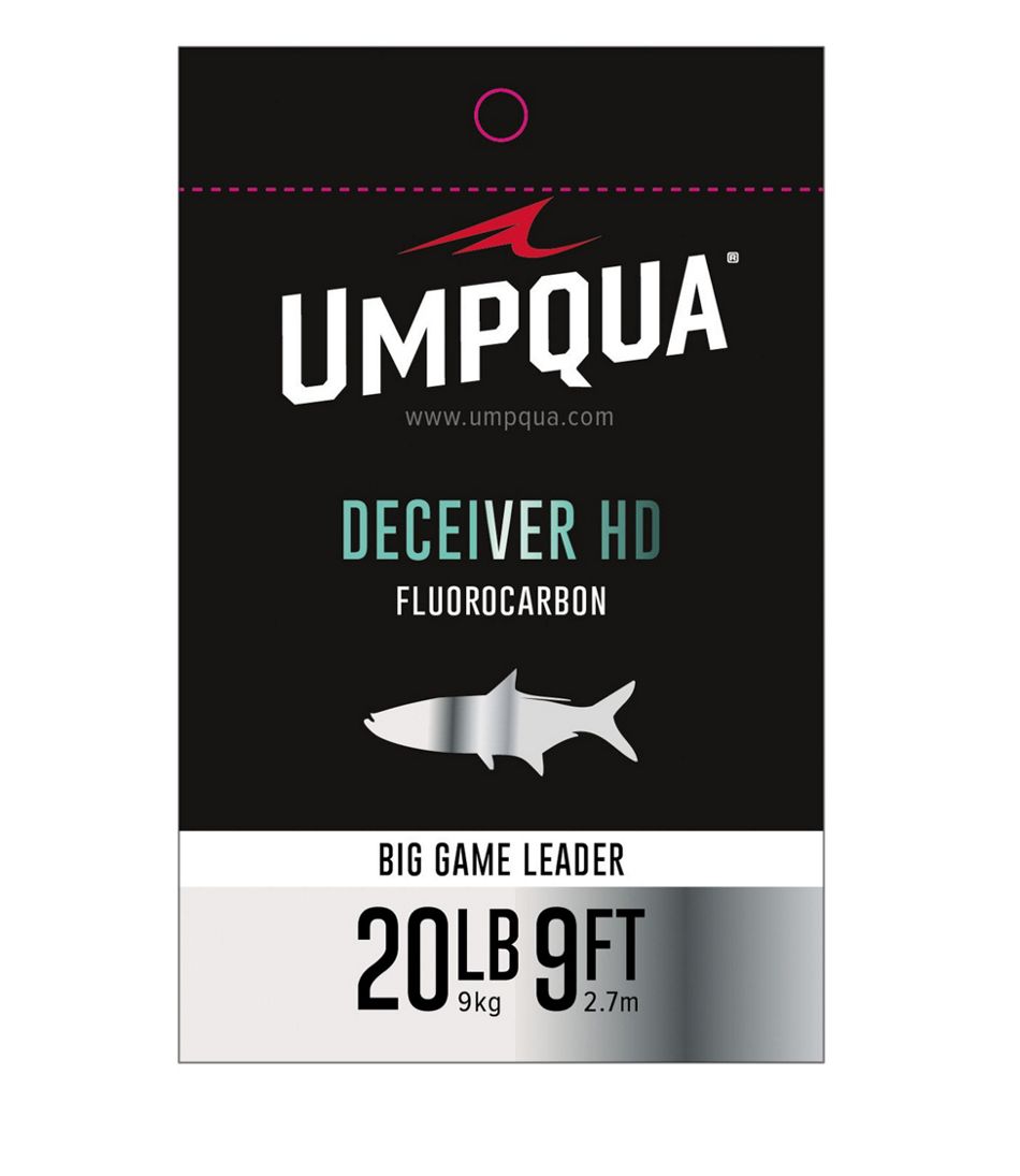 Umpqua Deceiver HD Big Game Fluorocarbon Leader, 9'