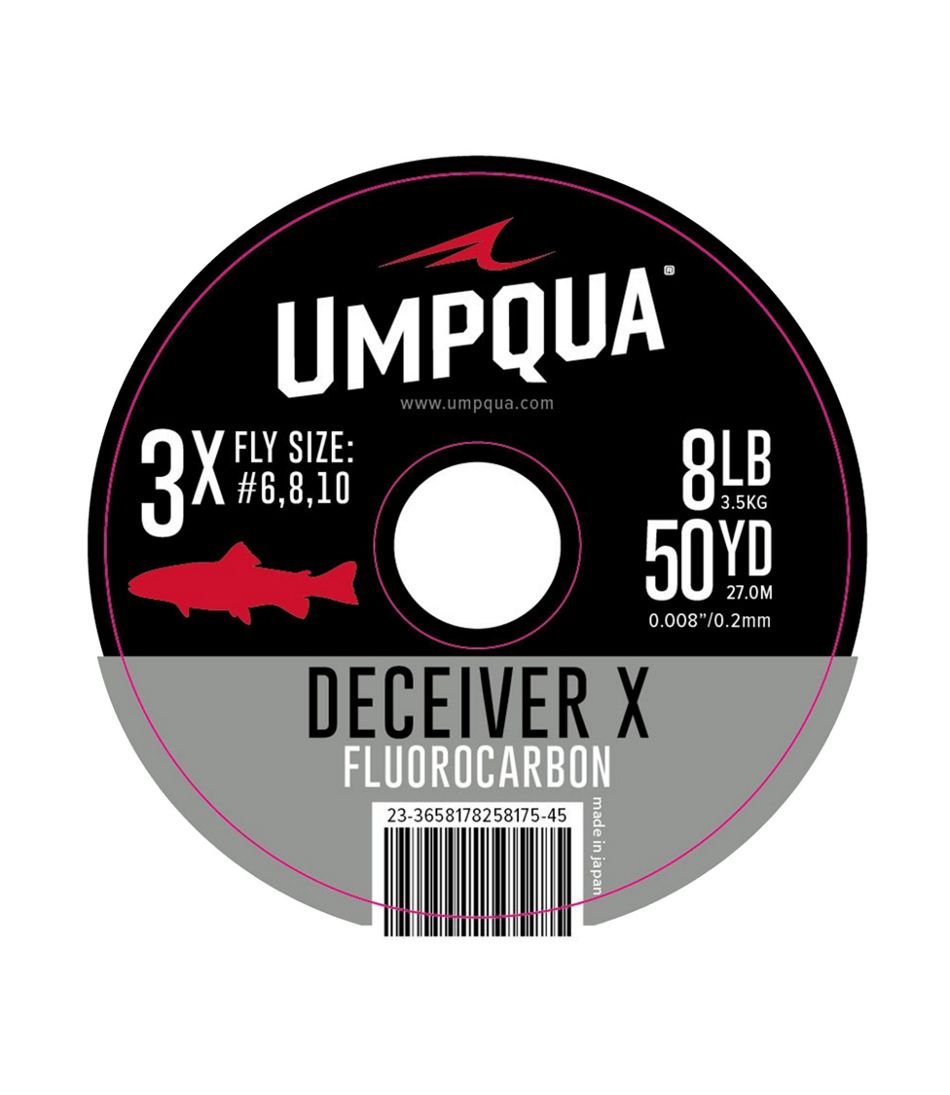 Umpqua Deceiver X Fluorocarbon Tippet, 50 Yards