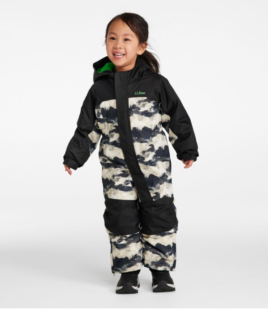 Infants' and Toddlers' Cold Buster Snowsuit, Print, Midnight Black Cloud, small image number 2