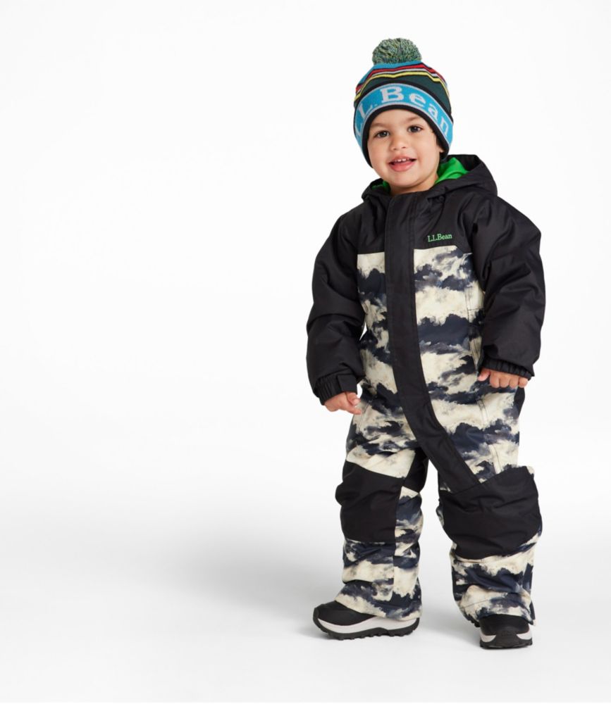 Infants' and Toddlers' Cold Buster Snowsuit, Print, Midnight Black Cloud, small image number 3