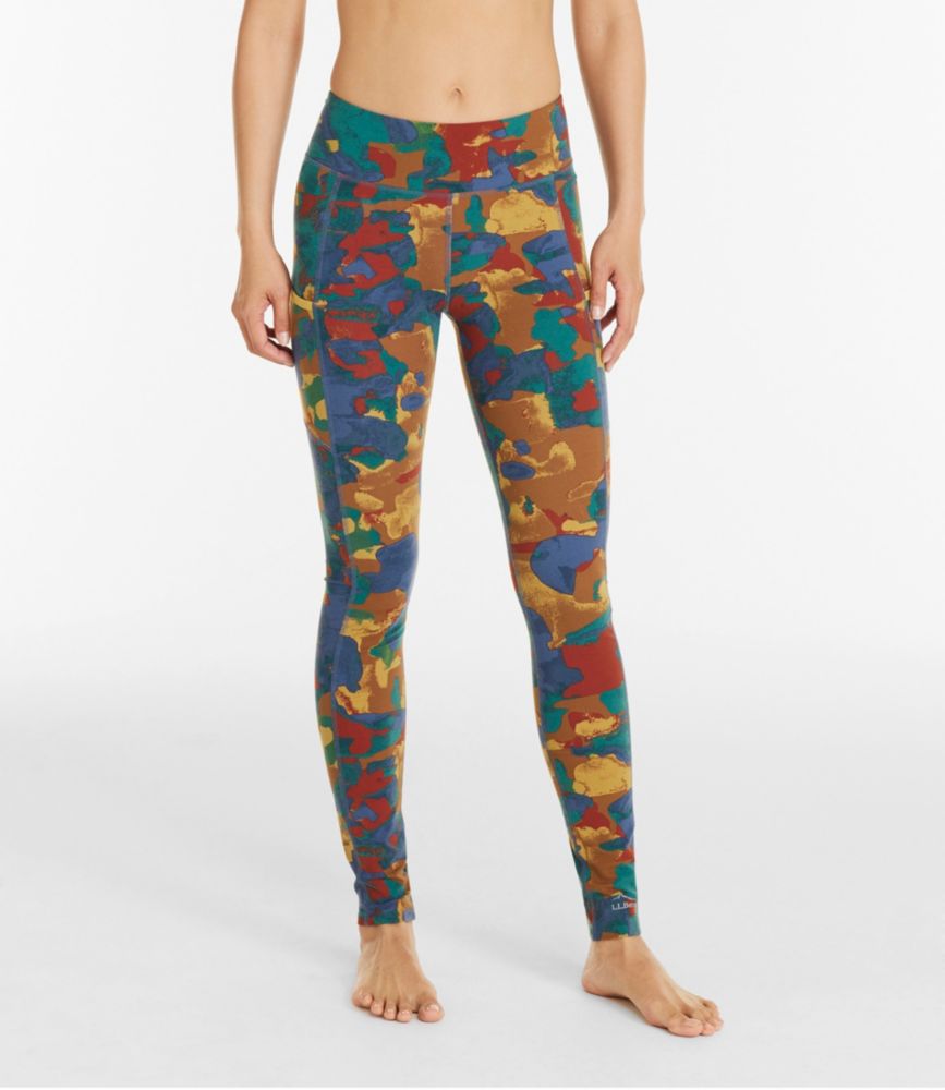 Women's Boundless Performance Pocket Tights, Mid-Rise Print