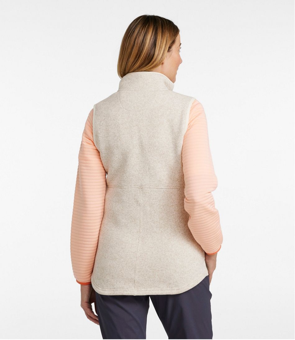 Women's L.L.Bean Sweater Fleece Long Vest | Vests at L.L.Bean