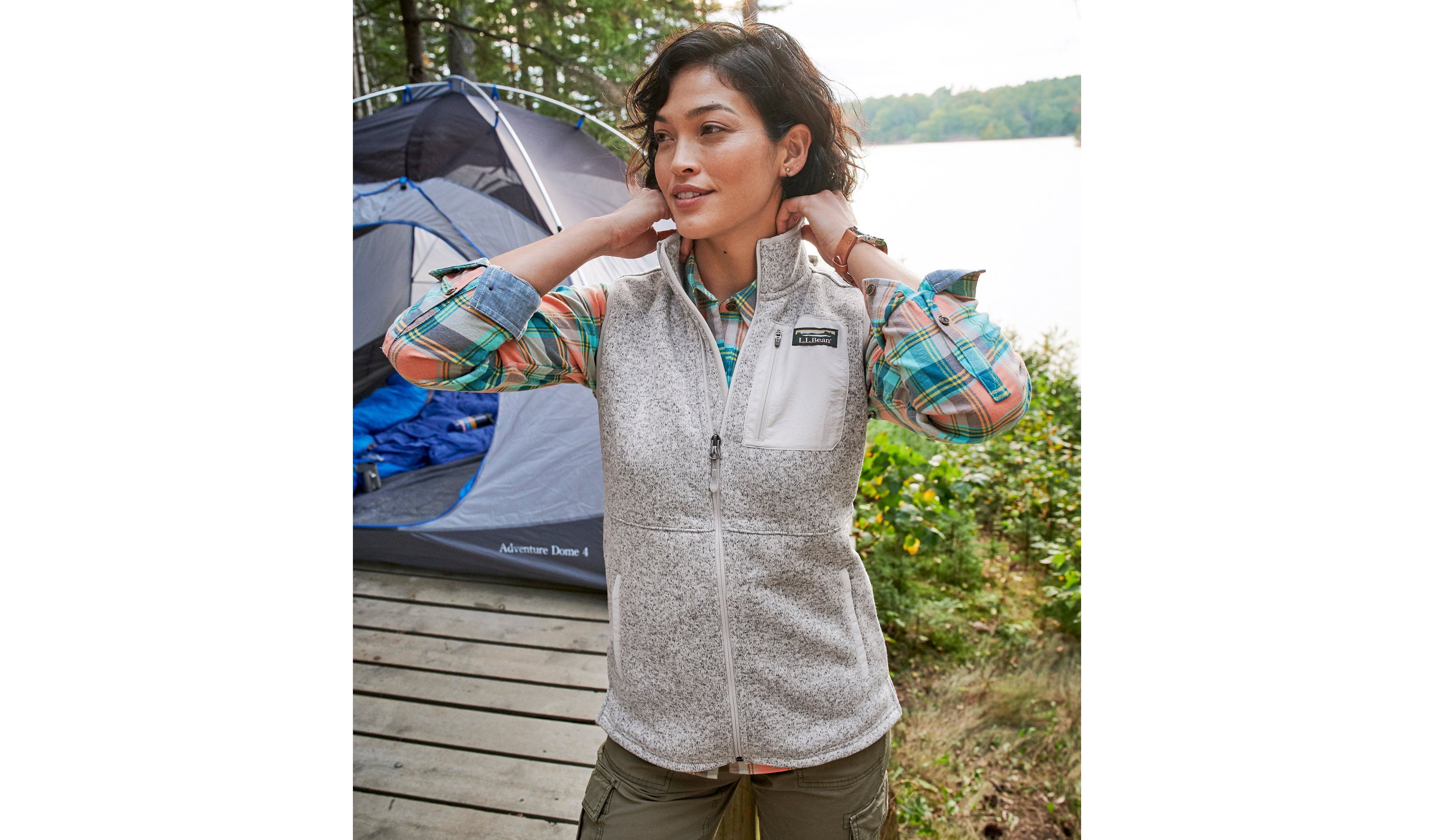 Women's L.L.Bean Sweater Fleece Long Vest