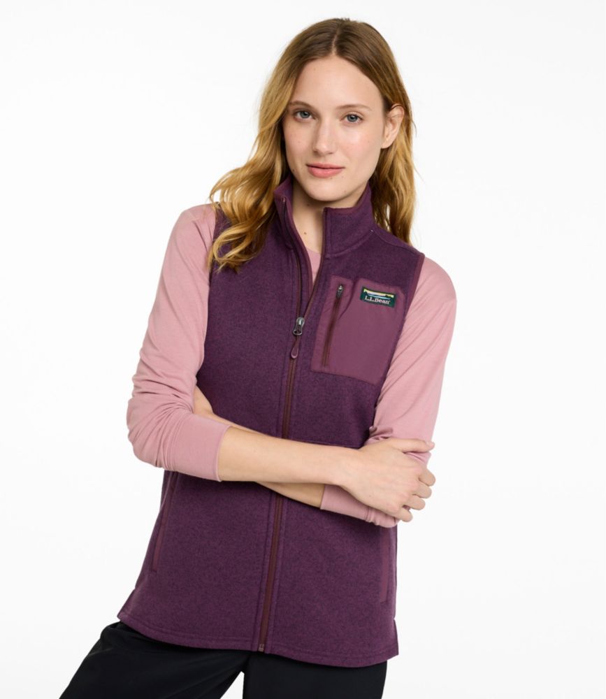 Women's L.L.Bean Sweater Fleece Long Vest