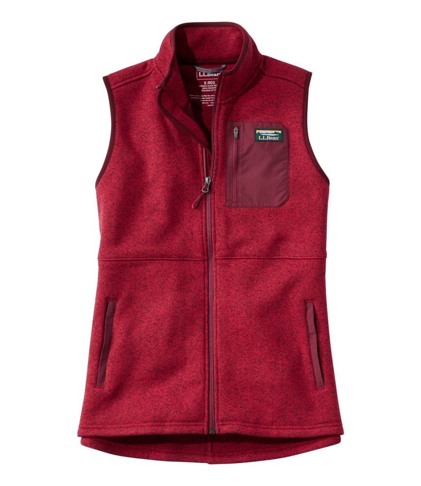 Women's L.L.Bean Sweater Fleece Long Vest