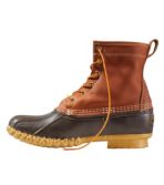 Men's Bean Boots 8", Flannel-Lined Insulated